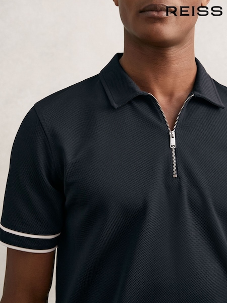 Reiss Navy Zain Polo Shirt (H39793) | €95