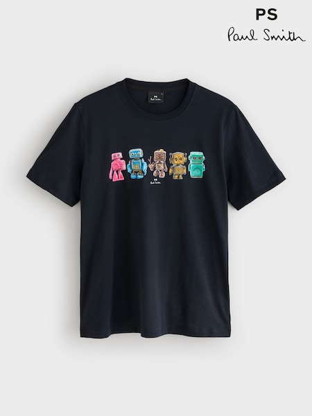 PS Paul Smith Regular Fit Graphic Print T-Shirt (H39868) | €106