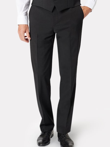 Brook Taverner Black Avalino Fit Trousers (H41042) | R$ 690