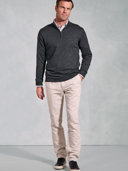 Brook Taverner Grey 1/4 Zip Jumper (H41045) | 3,605 UAH