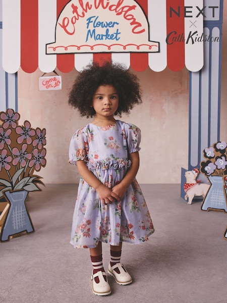 Cath Kidston Lilac Floral Corsage Prom Dress (3mths-8yrs) (H41312) | AED117 - AED147