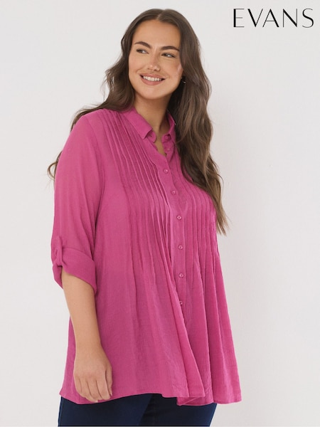 Rosa - Evans Pintuck Blouse (H41367) | R$ 415