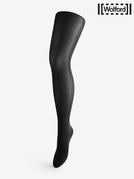 Wolford Black Pure 50 Tights (H41539) | AED291