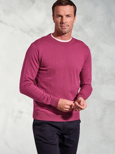 Brook Taverner Red Crew Neck Jumper (H41590) | R$ 590