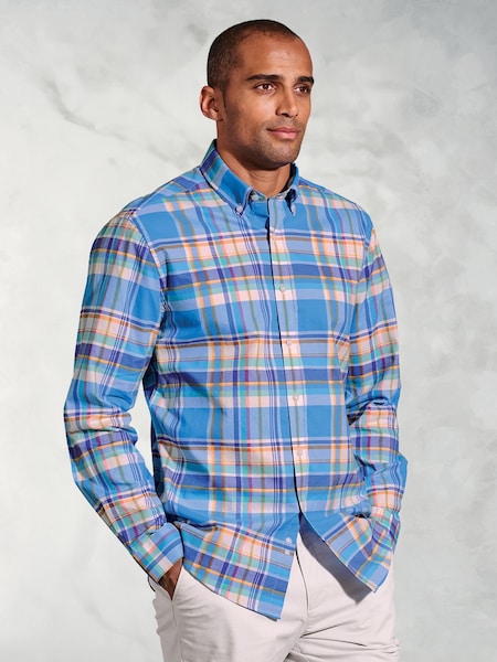 Brook Taverner 100% Cotton Check Oxford Shirt (H41592) | 71 €