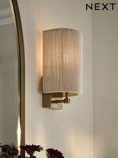 Ivory Yale Rechargeable Wireless Wall Light (H41673) | €66