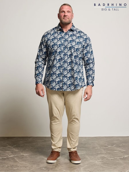 Аква Блю - BadRhino Big & Tall Premium Shirt (H41687) | 2 343 грн