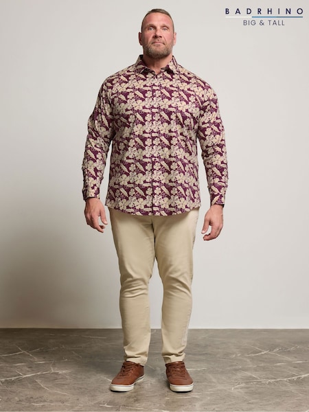 Червоний - BadRhino Big & Tall Premium Shirt (H41698) | 2 343 грн