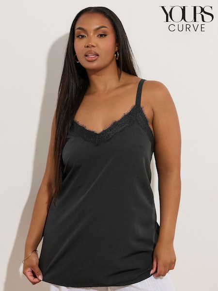 Yours Curve Black Lace Cami (H41727) | 1,322 UAH