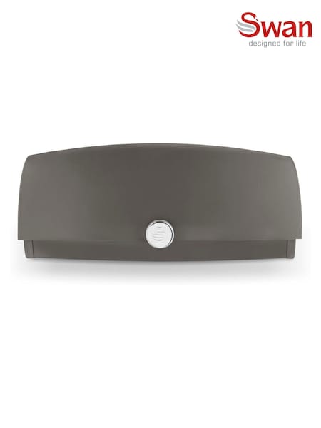 Swan Set of 3 Graphite Townhouse Bread Bin (H41789) | €36