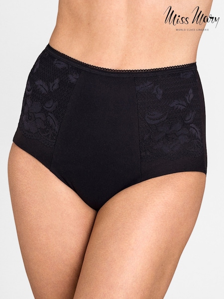 Miss Mary of Sweden Black Miss Mary Lovely Lace Panty Girdle (H41800) | €36