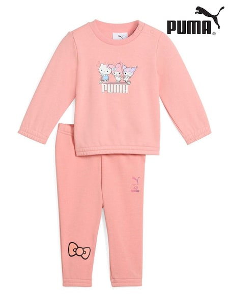 Puma Pink X Hello Kitty And Friends Toddlers Minicats Crew Set (H41904) | kr500