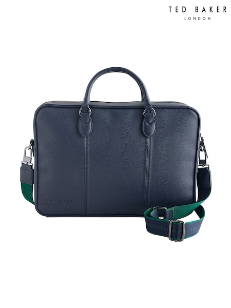 Ted Baker Blue Kaden PU Webbing Document Bag (H42333) | €164