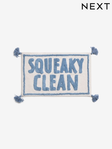 Squeaky Clean Slogan Bath Mat (H42372) | 18 €