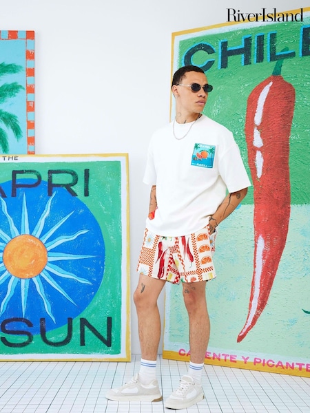 River Island Red Chilli Swim Shorts (H42431) | 1,562 UAH