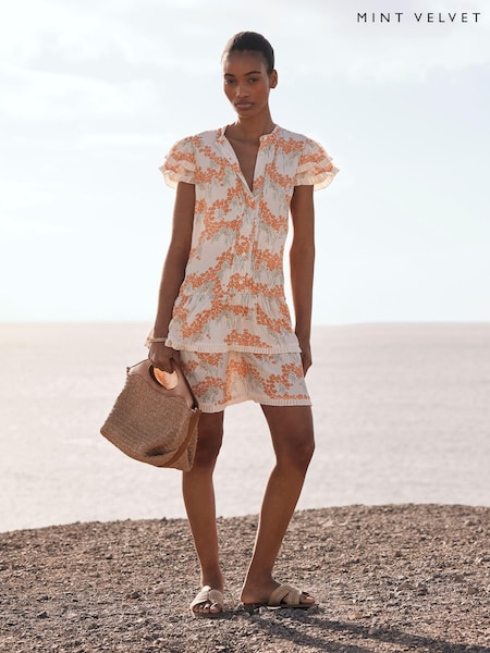 Mint Velvet Floral Print Mini Dress (H42452) | 894 LEI