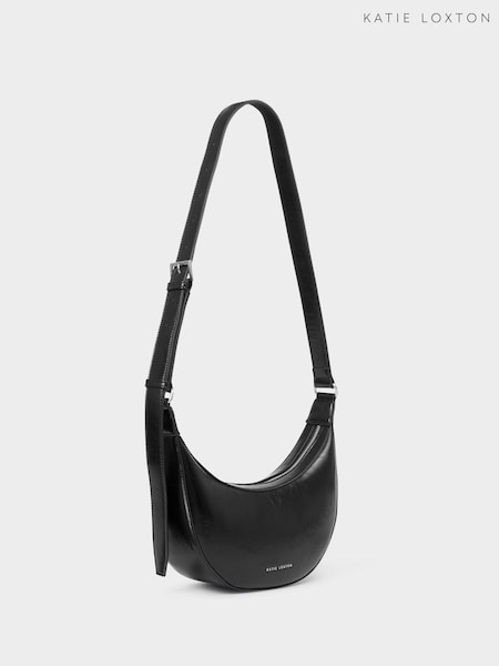 Katie Loxton Black Amina Patent Crackle Sling Bag (H42514) | € 70