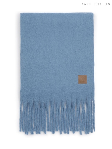 Katie Loxton Blue Oversized Tassel Scarf (H42530) | €32