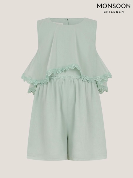 Monsoon Leia Lace Trim Tier Playsuit (H42876) | ‏242 د.إ.‏ - ‏ 270‏ د.إ.