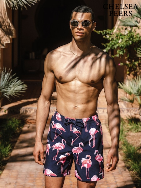 Chelsea Peers Flamingo Print Swim Shorts (H42903) | €53