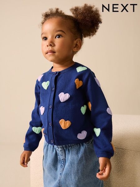 Marineblau, Herz - Cardigan (3mths-10yrs) (H43018) | 18 € - 23 €