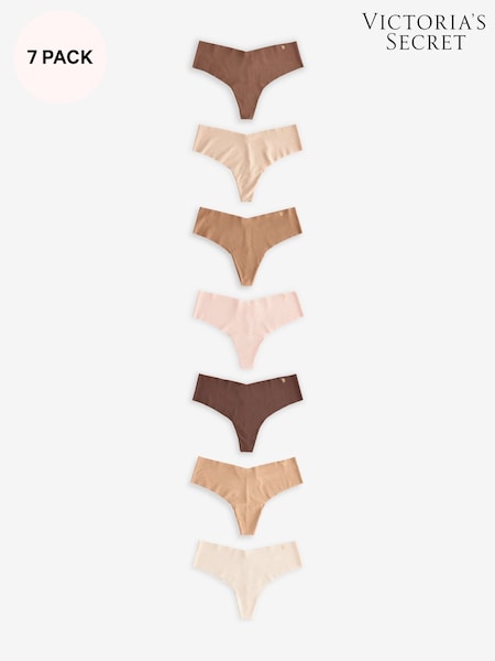 Victoria's Secret Nude Thong 7 Pack Knickers (H43312) | €46.50
