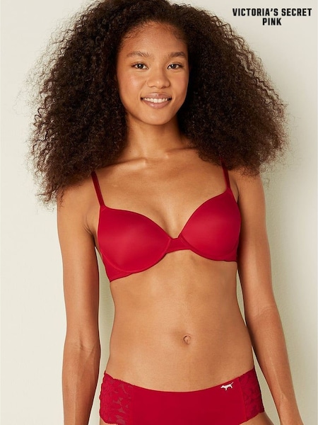 أحمر - Victoria's Secret Pink Bra