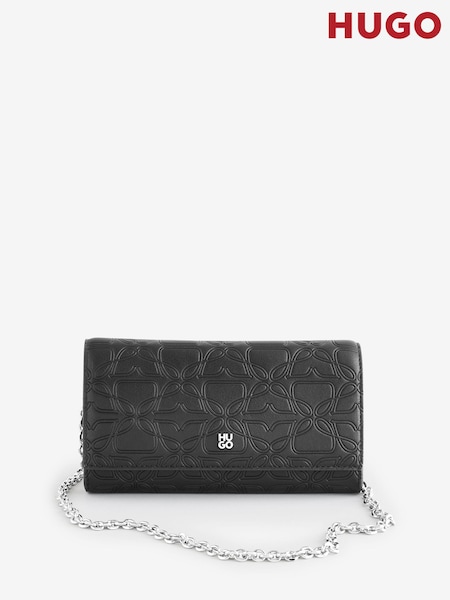 HUGO Black Chris Textured Cross-Body Clutch Bag (H43531) | R$ 1.175