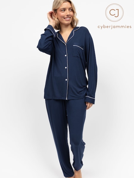 Cyberjammies Blue Revere Jersey Pyjamas Set (H44068) | €66