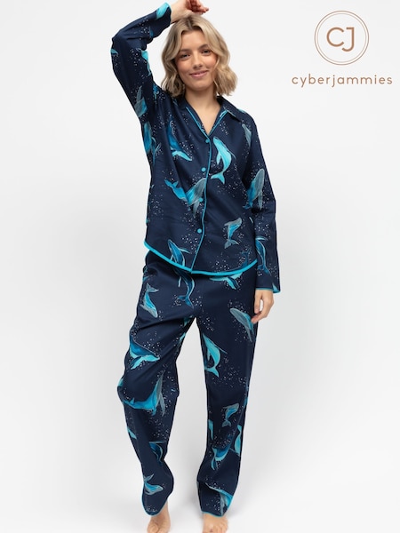 Cyberjammies Blue Long Sleeve Pyjamas Set (H44074) | €66