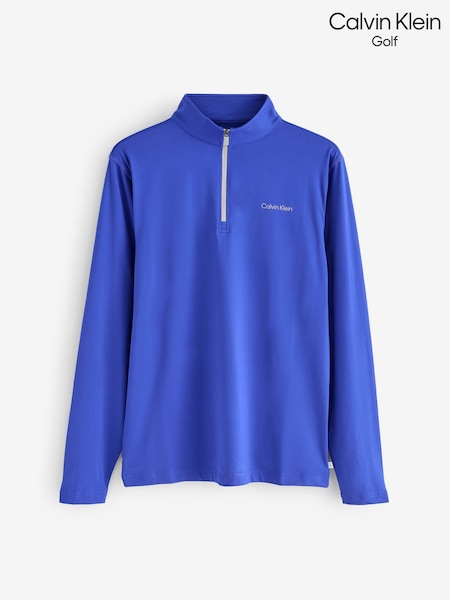 Calvin Klein Golf Blue Newport Half Zip Top (H44101) | €50
