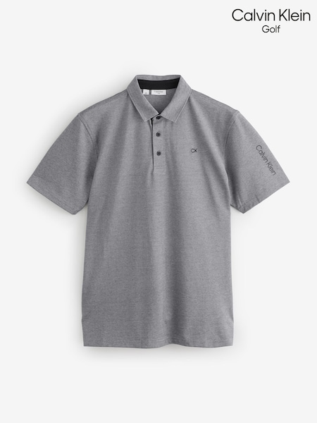 Calvin Klein Golf Uni Black Polo Shirt (H44107) | €50