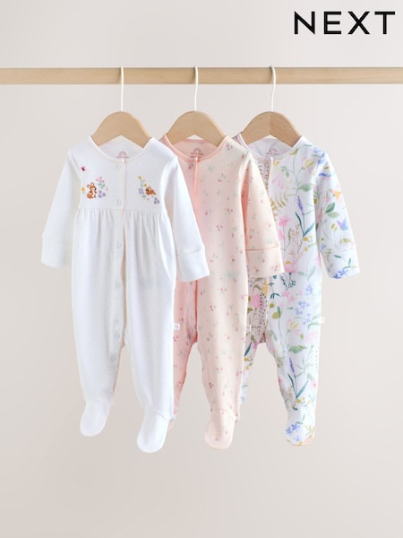 Rosa - Baby Sleepsuit 3 Pack (0-2yrs) (H44213) | 36 € - 39 €