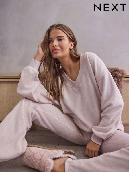 Neutral STUDIO Fleece Tunic & Joggers Set (H44231) | €42