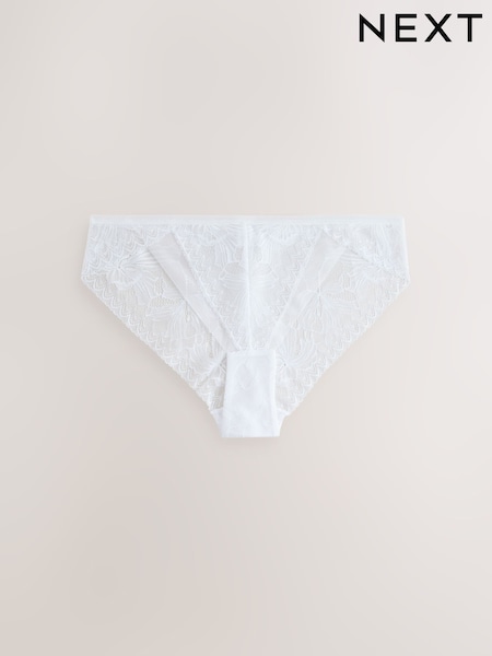 Blå - Lace Brazilian Knickers (H44288) | kr168