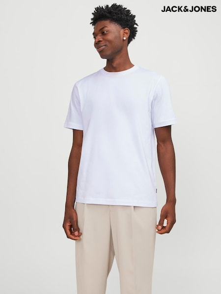 JACK & JONES White Loose Fit T-Shirt (H44606) | €21
