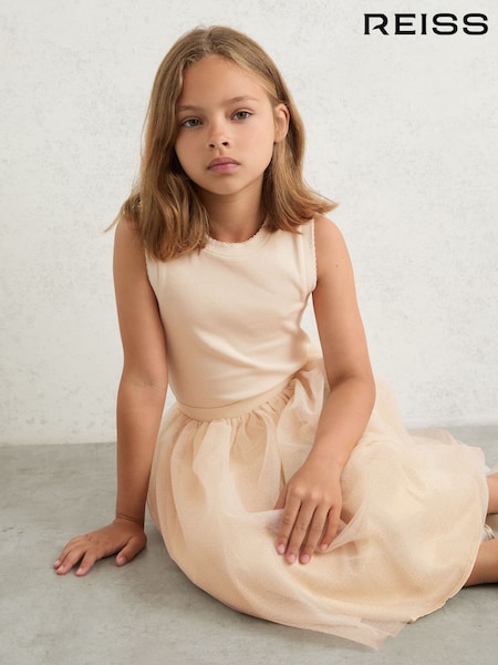 Reiss Neutral Dahlia Dress (H44711) | €80
