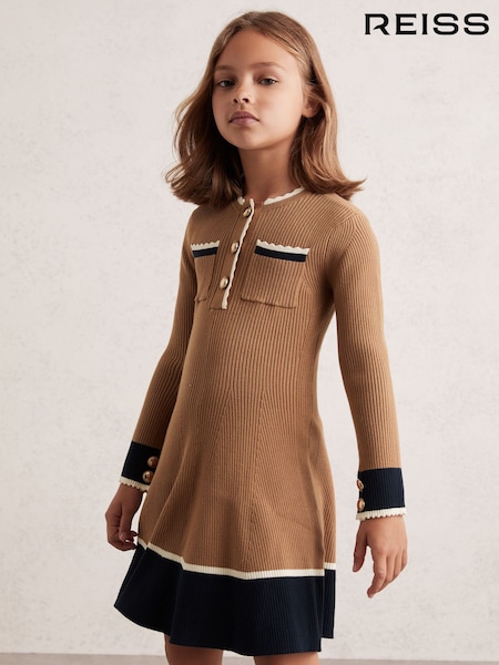 Reiss Camel Willa Dress (H44720) | €116