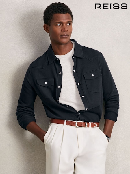 Reiss Navy Ledger Shirt (H44730) | €225
