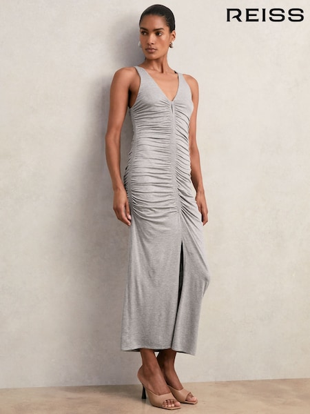Reiss Alessandra Stretch-Modal Ruched Jersey Dress (H44739) | 245 €