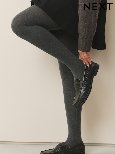 Grey Knitted Tights 2 Pack (H44756) | €15