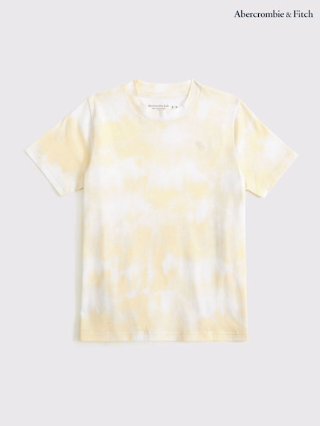 Galben - Abercrombie & Fitch Essential Icon Crew T-Shirt (H44792) | 112 LEI