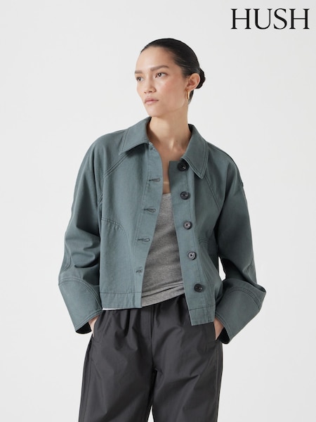 Hush Grey Swing 100% Cotton Jacket (H44900) | €170