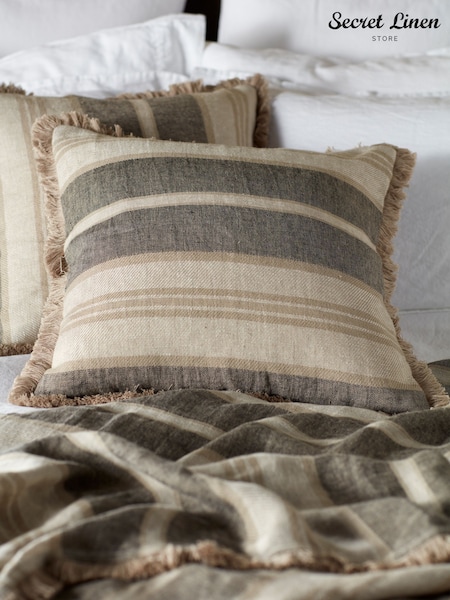 Secret Linen Store Natural Clara Linen Cushion Cover (H45164) | €47