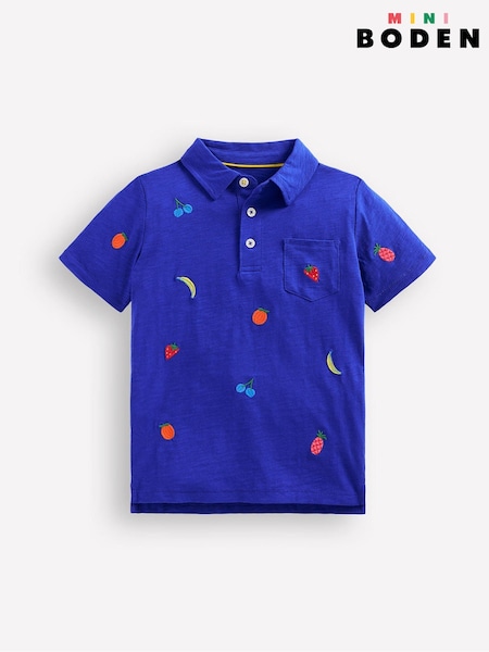 Boden Embroidered Slub 100% Cotton Polo Shirt (H45270) | 1 262 грн - 1 382 грн