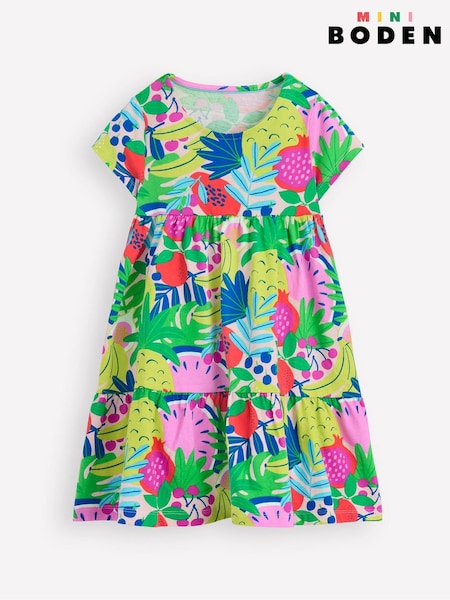 Boden Multi 100% Cotton Ariel Twirly Jersey Dress (H45290) | € 32 - € 35