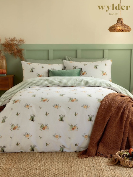 Wylder Nature White Pumpkin Spice Duvet Set (H45415) | €40 - €68
