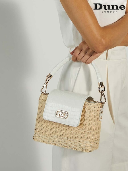 Dune London Blue Decorative Small Basket Bag (H45484) | 5,948 UAH