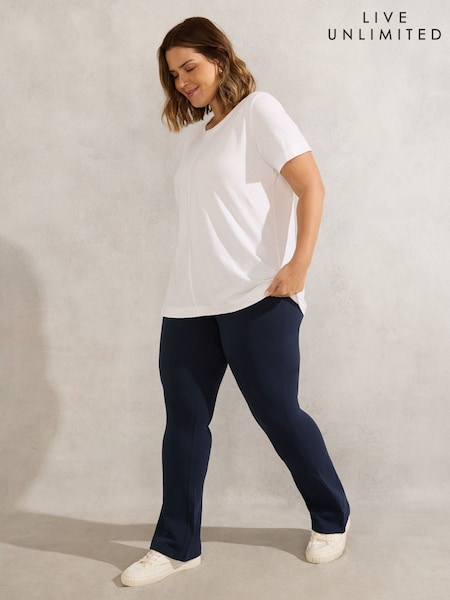 Live Unlimited Curve Petite Jersey Boot Cut Leggings (H45687) | 290 LEI
