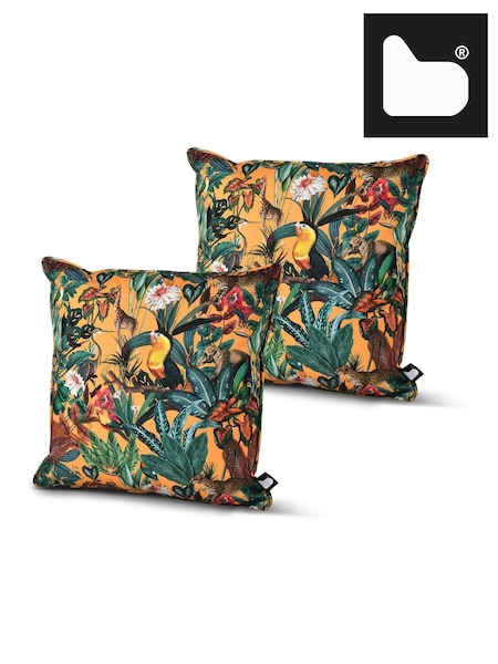 Extreme Lounging 2 Pack Yellow Outdoor Wild Life B Cushions (H45694) | €54